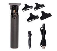 Red by Kiss Hair Trimmer for Men Precision Blade Cordless Trimmer Mens Grooming Kit (Cool Gray)