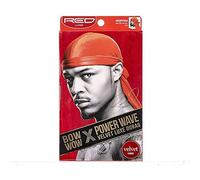 Red by Kiss Power Wave Velvet Luxe Durag, Red