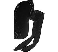 Red by Kiss Premium Silky Satin DURAG Men's Cap Doo RAG, Black, Einheitsgre