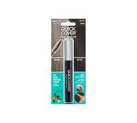 RED by KISS Quick Cover Root Touch Up Rescue (Black), Mascara Natural Water-Resistant Temporary Gray Concealer Cover Up Brush for Hair Mustache & Beard, Formulated with Jojoba Oil