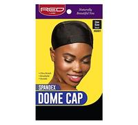 Red by Kiss Spandex Dome Cap, Black, for Women