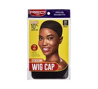 Red by Kiss Stocking Wig Cap Ultra Stretch Mesh Durable One Size Black HWC01