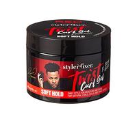 Red by Kiss X Bow Wow Styler Fixer Braid Curl Gel Soft Hold For Afro Hair, Moisturizing With Coconut Aroma, Ideal For 360 Waves And Turns, Nourished And Naturally Bright Clear