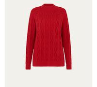 Red Cable Knit Sweater Red Cable Knit Sweater L