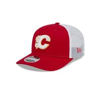 Red Calgary Flames Core Trucker Hat by New Era