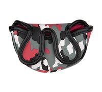 Red Camouflage Golf Center Shaft Mid Mallet Putter Head Cover