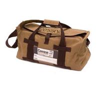 Red Canoe Cessna Vintage Stow Bag - Red Nylon Aviation Duffel Bag
