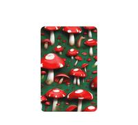 Red Cap Mushrooms Printing 10 Pcs Car Air Freshener Fragrant Sheets,Car Hanging Accessories With Strings For Decor