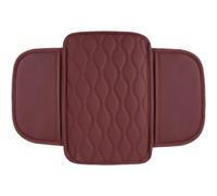 (Red) Car Center Console Cover | Storage Organizer Car Armrest Cover | Center Console Organizer Cushion, Armrest Storage Box PU Leather Arm Rest Cover, Car