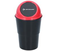 (Red) Car Mini Bin Cup Holder Portable Small Plastic Trash Can Home Office Bedroom