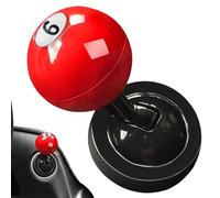 (Red) Car Start Button Rocker, Metal Push-To-Start Accessories, Car -e Click Start Joystick Billiards Decoration, Push-To-Start Button Rocker, Car Engine