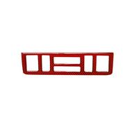 Red Carbon Fiber Car Accessories Anti-Scratch Protective Cover Compatible with BMW 3 Series E46 1998 1999 2000 2001 2002 2003 2004 2005 (Low Center Control)