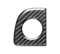 Red Carbon Fiber Door Window Switch Panel Trim Fits for Dodge RAM 1500 2500 3500 2002 2003 2004 2005, 5pcs Interior Decoration Sticker Kit (Left-Hand Drive)(Black Cigarette Lighter pushbutton Sticker)