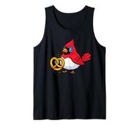 Red Cardinal Bird Lover Gift for Women Men Kids Boys Girls Tank Top