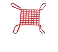 Red Cargo Lifting Net - Durable Lifting Net, Hanging Lifting Luggage Net, Strong Load Bearing Material Handling Straps, Personalised Cargo Strap(1 X 1M/Mesh 10cm/Load 300KG)