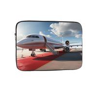 Red Carpet Airplane Laptop Case Sleeve 10 inch Laptop Bag Shockproof Computer Carrying Cover Protective Notebook Case
