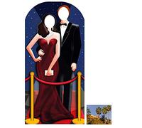 Red-Carpet/ Hollywood Couple Stand In - Stand In Cardboard 2D Standup / Cutout Plus 20x25cm Photo