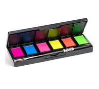 Red Carpet Manicure Cream Nail Gel Palette, Brite Lite, 6 Neon Shades, 21+ Days Wear, LED Cured