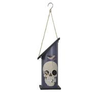 Red Carpet Studios Outdoor Bird House - Large Round Birdhouse Garden Gifts by Charley Harper, 20.5" Long, Wrented