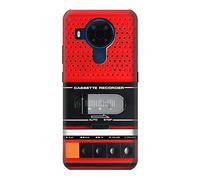 Red Cassette Recorder Graphic Case Cover For Nokia 5.4