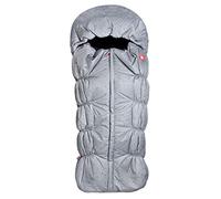 RED CASTLE Universal Baby Footmuff - Winter: Specially Made for Very Cold Weather - Compatible with Buggies and Carrycots - Waterproof - Breathable Fleece Interior - Windproof - Grey