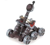 Red Catapult Figurine Papo France 39345 In PVC Plastic