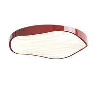 Red Ceiling Light Flush Mount Modern LED Ceiling Lamp Fixture Nordic Lighting,Ceiling Gloss Green Metal Lighting Fixture Ceiling Lamp For Hallway, Entryway, Bedroom, Balcony