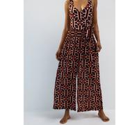Red Chain Geo Print Cover-Up Trousers XL