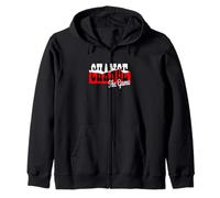 red Change It red Graphic Zip Hoodie