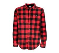 Red Check Flare Gun Fleece Shirt XL