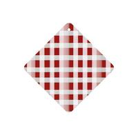 Red Checkered White Squares Printing 10 Pcs Air Freshener Cards,Car Scented Hanging Sheets Air Freshener Set For Car Decoration