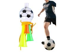 Red Cheer Horn - Loud Sports Trumpet Noisemaker, Powerful Acoustic Amplification Cone, Ergonomic Grip Handle Design, Lightweight Construction | Outdoor Stadium Tournament Crowd Support