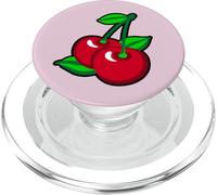 Red Cherries for cherry pickers Funny Art PopSockets PopGrip for MagSafe