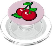 Red Cherries for cherry pickers PopSockets PopGrip for MagSafe