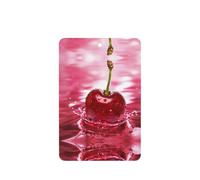 Red Cherries Printing 10 Pcs Air Freshener Car Scented Hanging Sheets Air Freshener Sheet With Rope For Car And Home