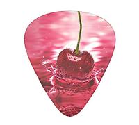 Red Cherries Stolmx Guitar Pick Set - Full Print Design, 3 Thicknesses Available