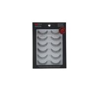 Red Cherry False Eyelashes XS #747-6 Pairs, Handmade with 100% Human Hair, Natural-Looking Black, Short Subtle Length