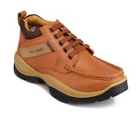Red Chief Leather Casual Derby Shoes for Men, elephants tan, 9 UK