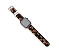 Red Chili Pepper Silicone Watch Strap 38mm 40mm 42mm 44mm Quick Release Compatible with IWatch Series 10 9 Ultra 8 7 6 5 4 3 2 1 SE
