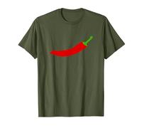 Red Chilli Pepper T-Shirt, Men, Olive Green, 3X-Large