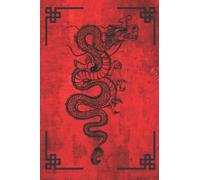Red Chinese Dragon Notebook: 6x9 inches, 200 page, lined notebook