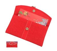 Red Chinese Money Envelopes Pockets Fabric Wedding for Ritual