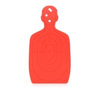Red Chopping Board Kitchen Cutting - Novelty Target Practice Themed Plastic Non Stick Non Slip Easy Clean Dishwasher Safe - 40 x 21.4cm