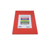 Red Chopping Board Pe Plastic Professional Kitchen Cutting Board For Raw Meat