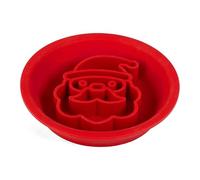 Red - Christmas 2-in-1 Silicone Feeding Mat Santa Design | Santa Design, Elf Design, Silicone Material, Feeding Mat, Christmas Theme