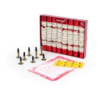 Red Christmas Crackers With Whistles Box of 8: Crackers