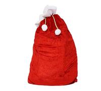 Red Christmas Lick Bags - Festive Party Favour Organiser for Sweets Toy Snacks Holiday Gift Packaging for Fireplace Home Decoration Festival School Reward Celebration Seasonal