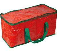 Red Christmas Storage Bag Boxes | Lighting Tree Balls Storage Protection Bag Box | Xmas Decoration Ornaments Reusable Bag (Christmas Storage Bag-Red (61x30x30))