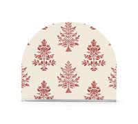 Red Christmas Tree Boho Acrylic bloom napkin holders for outdoors, dining room freestanding napkin dispenser modern home decor for outdoors, dining room