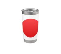 Red Circle Stainless Steel Insulated Tumbler